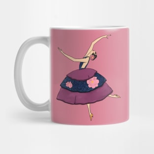 Vintage Ballet Girl Mug